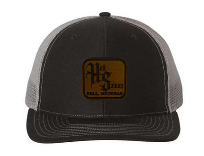 Black Adjustable/Snap Back Hat: Hell, Michigan