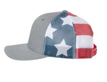 Red, White, and Blue Adjustable/Snap Back Hat: Hell, Michigan